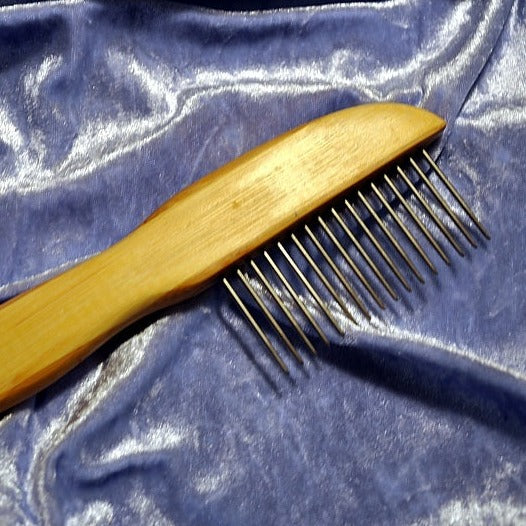 Bamboo handle detangling comb