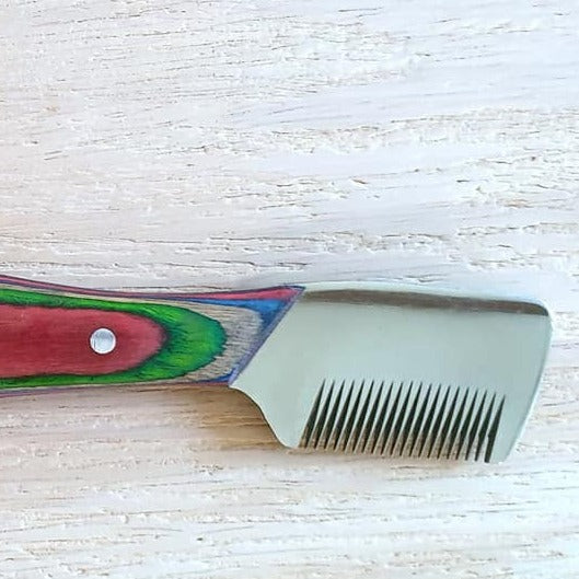 Danish RAINBOW - Medium - Knife for trimming, professional stripping