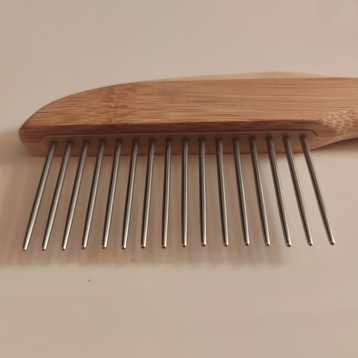 Bamboo handle detangling comb