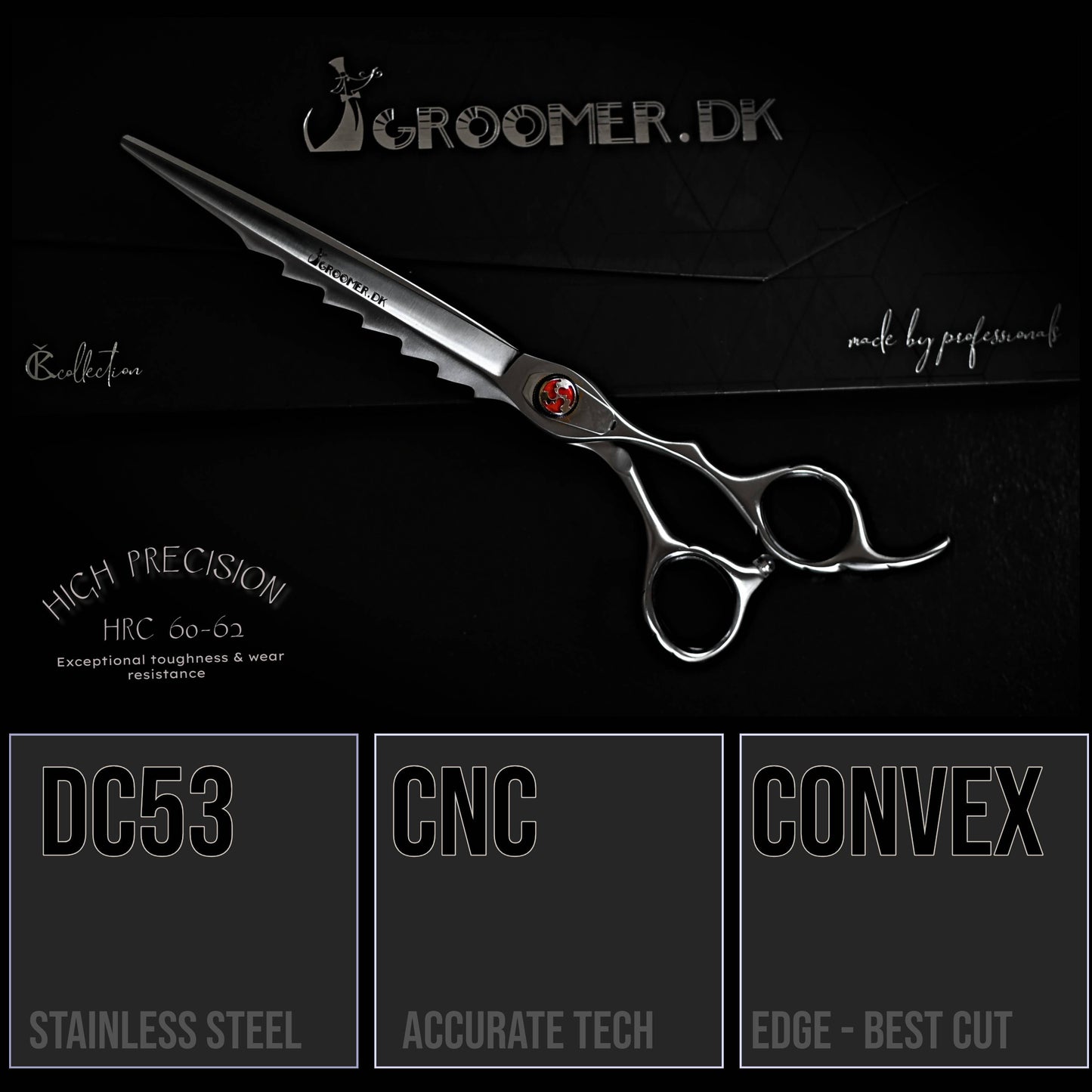 Scissors Set - SILVER SHARK professional SET 8"