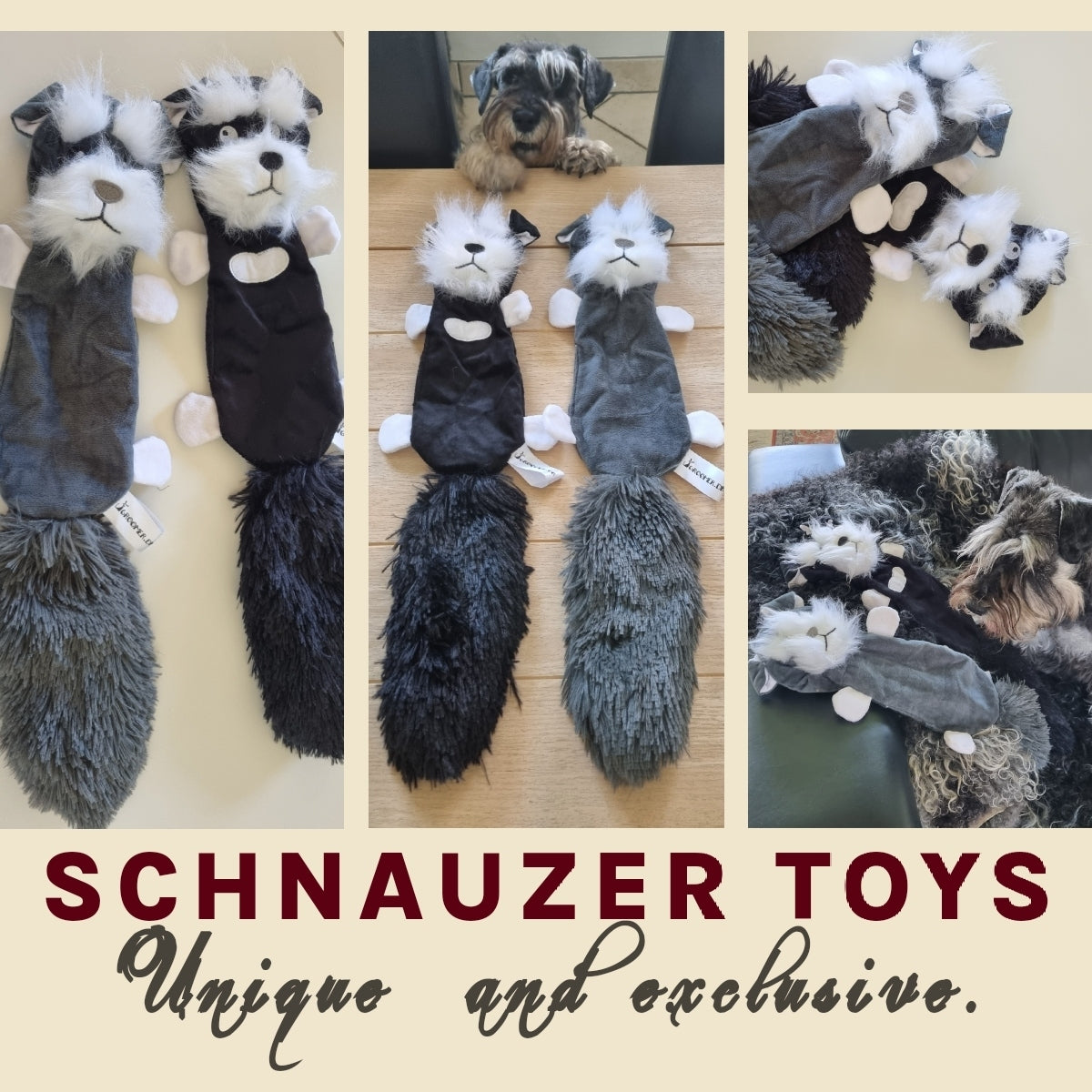 Toy SCHNAUZER 55 cm