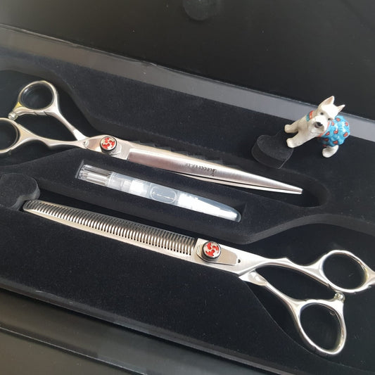 Scissors Set - SILVER SHARK professional SET 8"