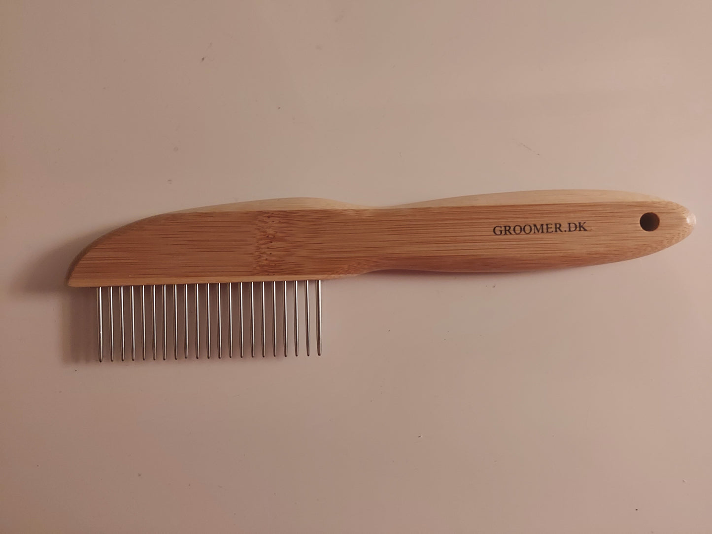 Bamboo handle detangling comb