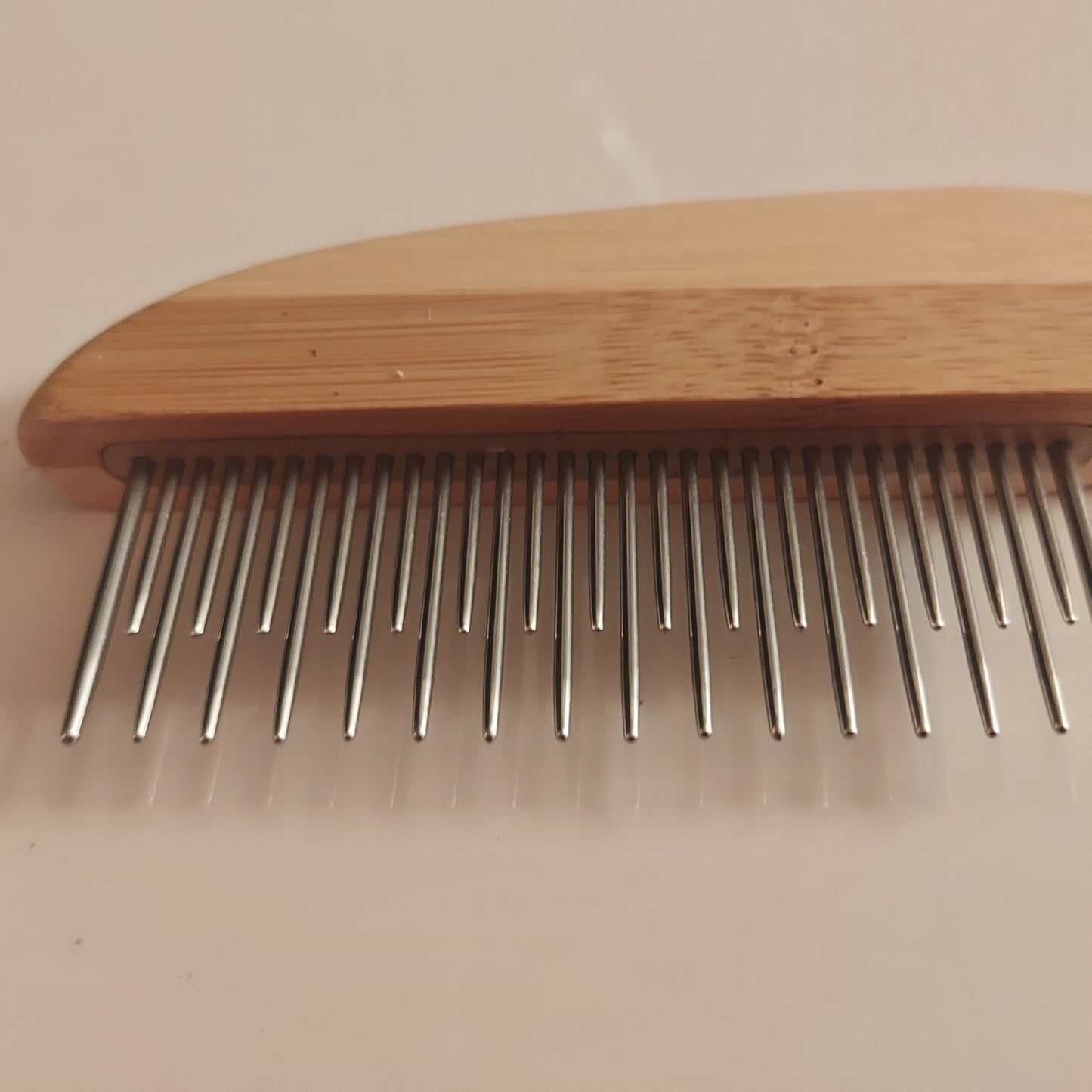 Bamboo handle detangling comb